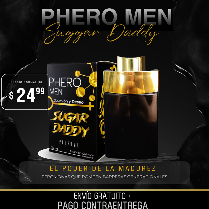 💎 Sugar Daddy Perfume con Feromonas 💖: La Fragancia Irresistible que Atrae Miradas 👀