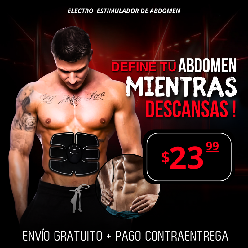 ¡Transforma Tu Abdomen Sin Esfuerzo con el Electro Estimulador EMS! 💥