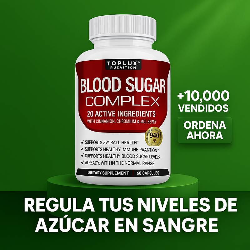 💊 Blood Sugar Complex 🔴 Controla tu azúcar naturalmente 🩸