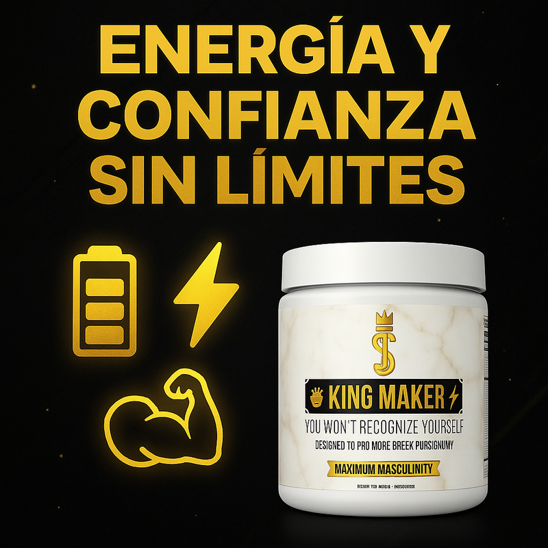 👑 King Maker – Energía, Confianza y Rendimiento Superior ⚡💪