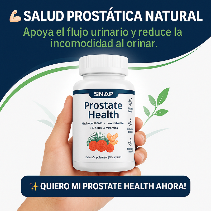💪 Prostate Health SNAP – Apoyo Natural para la Salud Prostática ✨