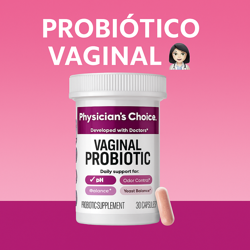 🌸 Probióticos Vaginales con Prebióticos y Arándano – Equilibrio y Cuidado Femenino