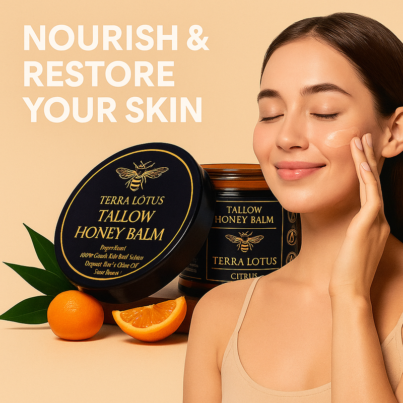 ✨ Tallow Honey Balm – Nutrición Natural y Piel Radiante 🌿