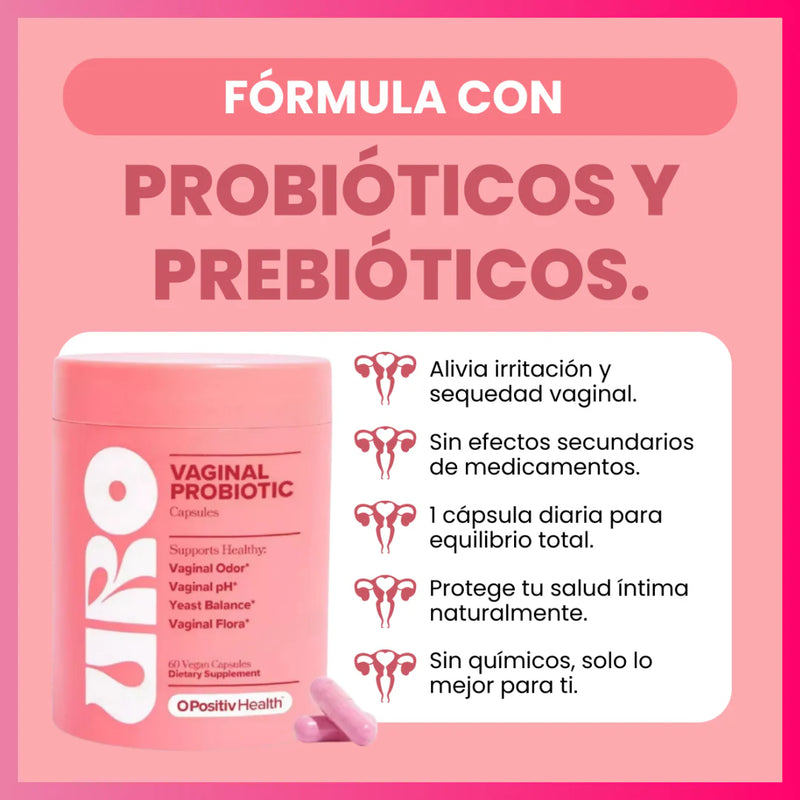 🌸 URO Probióticos Vaginales - ¡Recupera tu Bienestar y Confianza! 🌸