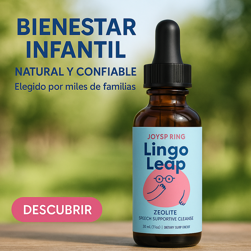 ✨ Lingo Leap – Bienestar infantil en gotas para más energía y enfoque 💧⚡👶